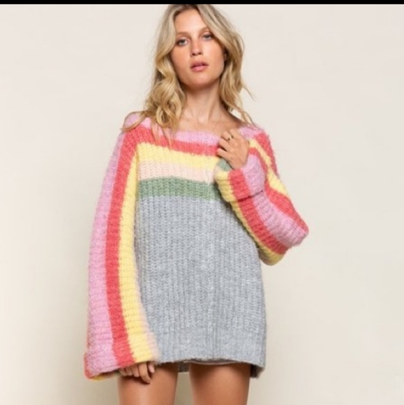 POL Rainbow Cake Sweater - Picture 7 of 8